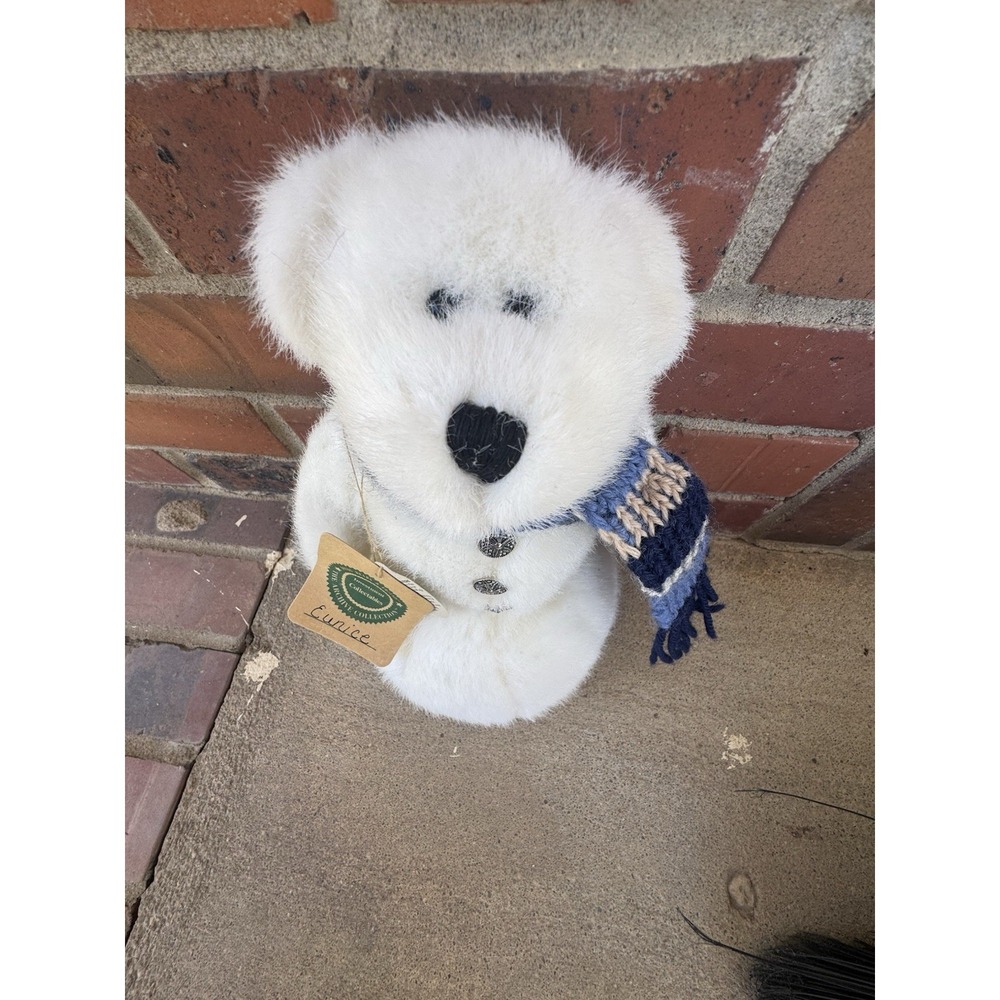 Boyds Bear Collection 12" SEYMOUR P. SNOWBERRY Snowman Bear w/Scarf Retired
